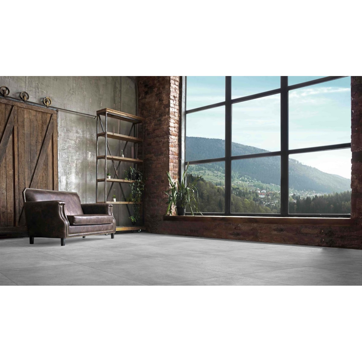 Porc.Balance Cimento Ivory Pamesa Ac.76x76 Cx1,73