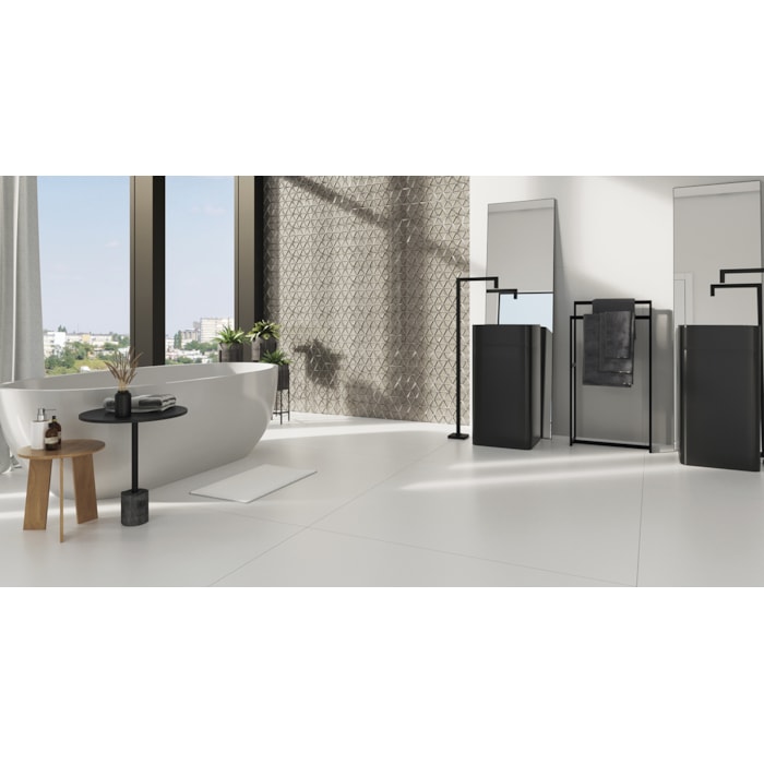 Porcelanato Croma Branco Portinari Nat.87,7x87,7 Cx1,54 61635c Tipo C