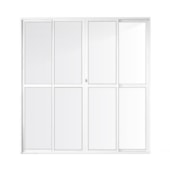 Porta Balcao Spp 4f Aluvid 200x210 Vd.L.Br 911578