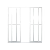 Porta De Correr Quality Balcao Br 4fls Vdr.Liso Inc 2,00x2,10 Eql010007/Hob047002