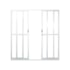 Porta De Correr Quality Balcao Br 4fls Vdr.Liso Inc 2,00x2,10 Eql010007/Hob047002