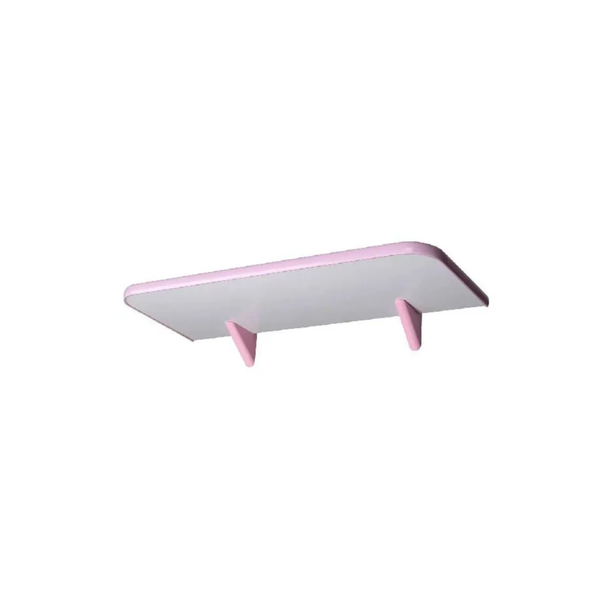 Prateleira Soft Pratefix Br/Rosa 25x120 367120025