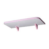 Prateleira Soft Pratefix Br/Rosa 25x120 367120025