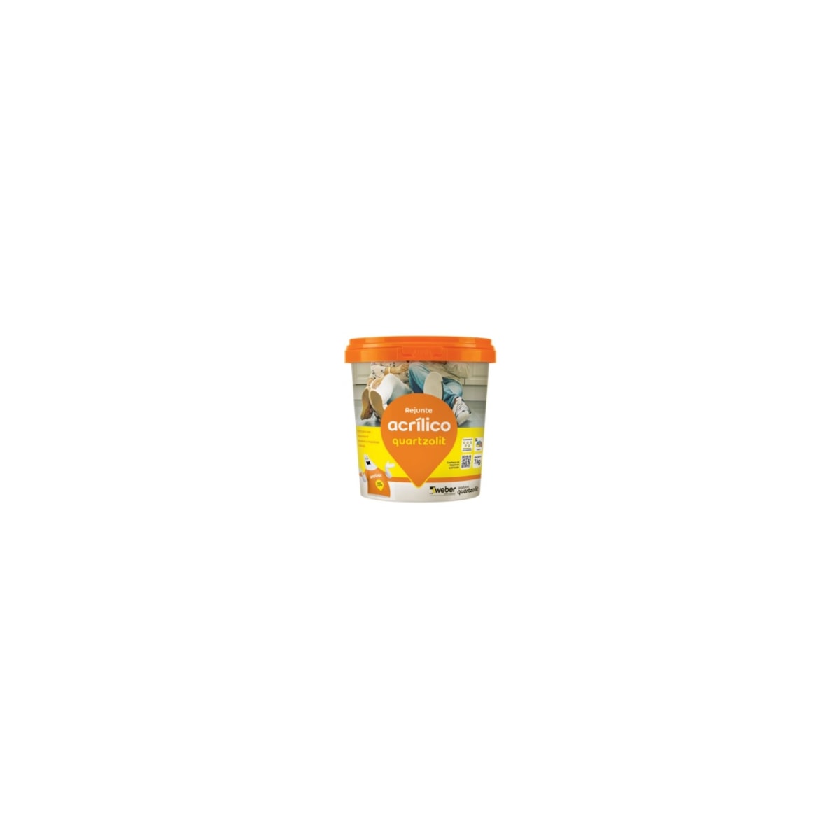 Rejunte Acril Quartzolit Bege 1kg