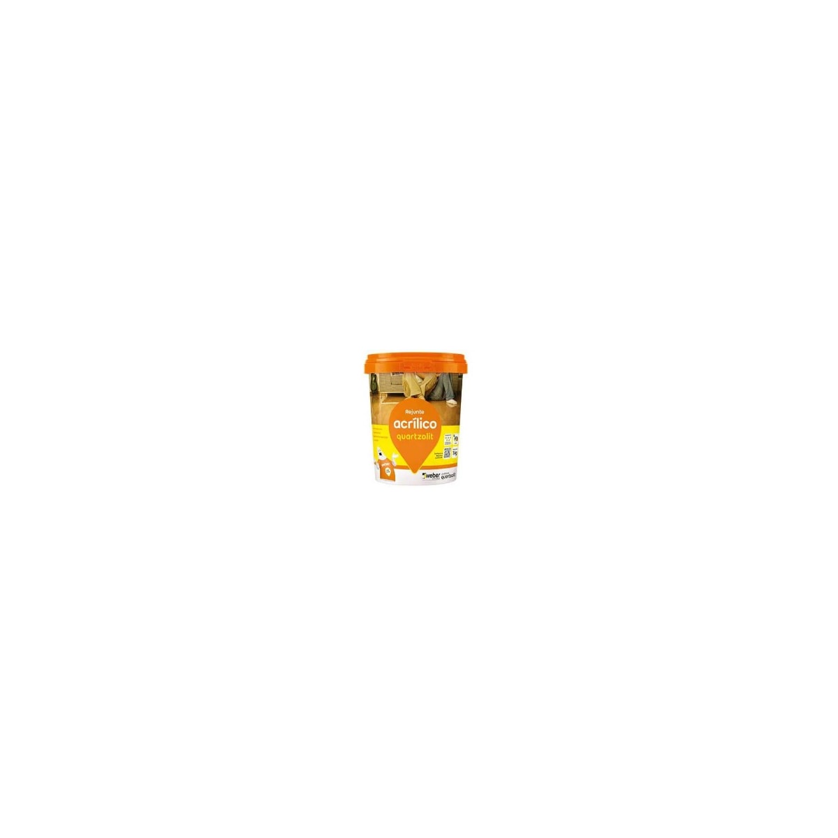 Rejunte Acril Quartzolit Branco 1kg