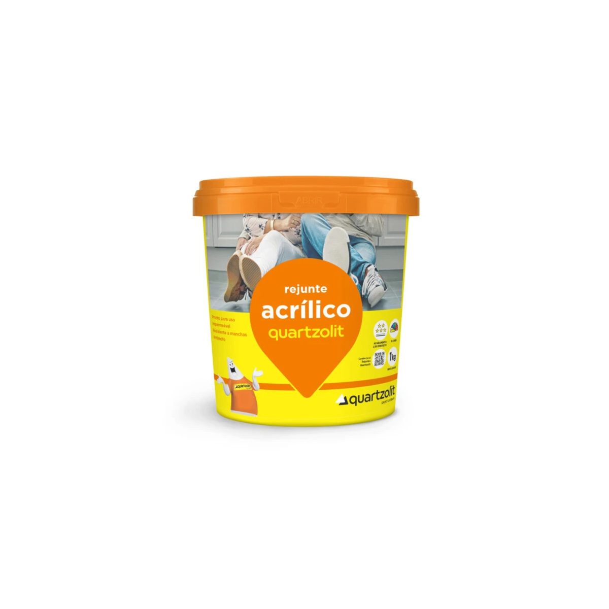 Rejunte Acril Quartzolit Mr.Cafe 1kg