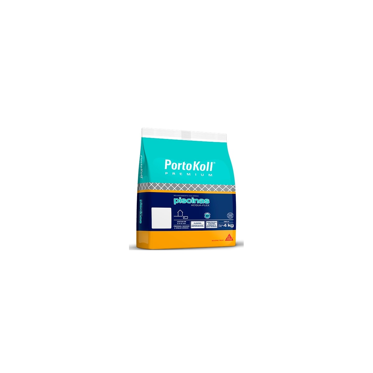 Rejunte Aqua Portokoll Azul Piscina 4kg Fl