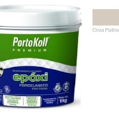Rejunte Epoxi Porcelanato Portokoll Cz Platina 1kg Fl