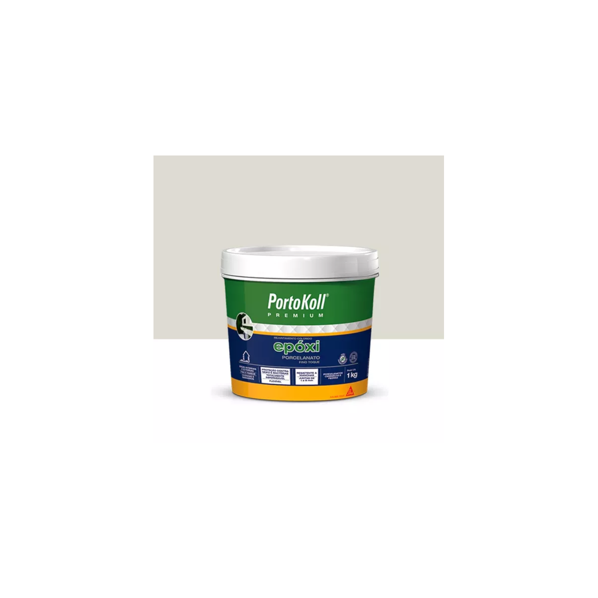 Rejunte Epoxi Porcelanato Portokoll Marfim 1kg