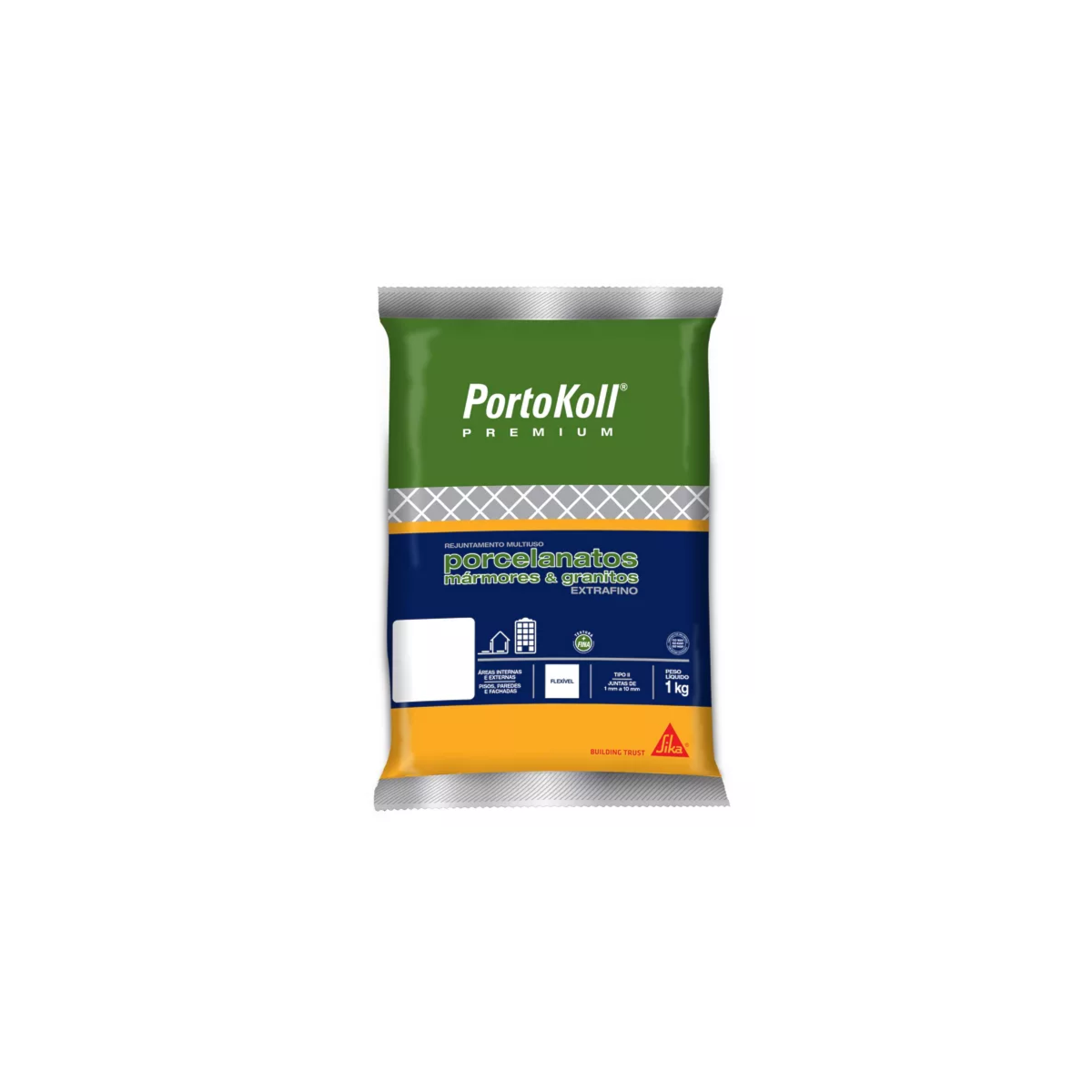 Rejunte Ext Fino Portokoll Caramelo 1kg