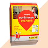 Rejunte Flexivel Quartzolit Palha 1kg