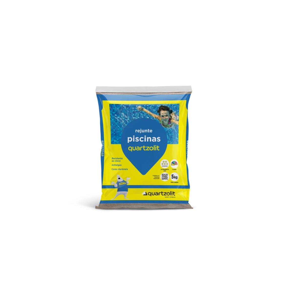 Rejunte Piscina Quartzolit Branco 5kg