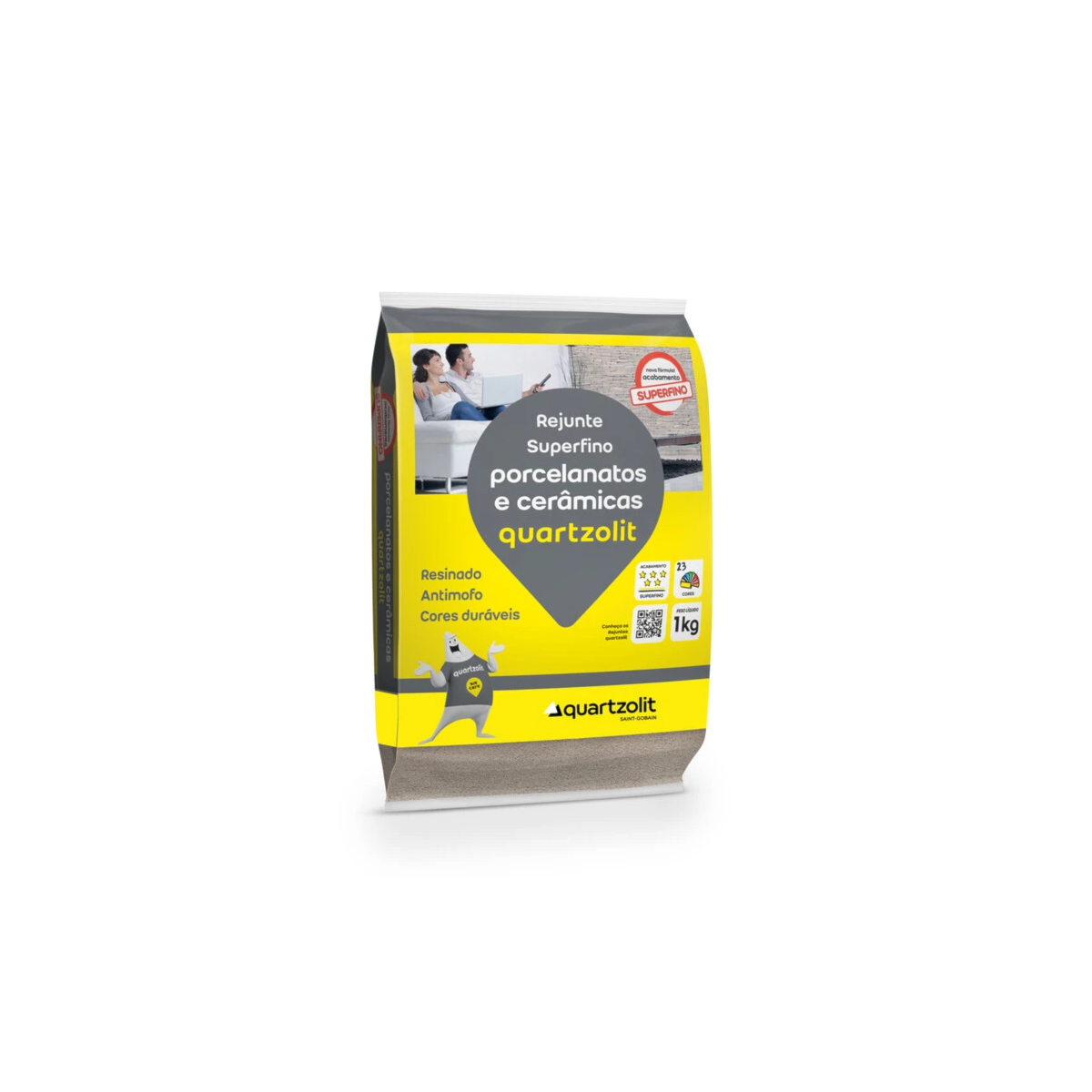 Rejunte Porc Quartzolit Pinheiro 1kg