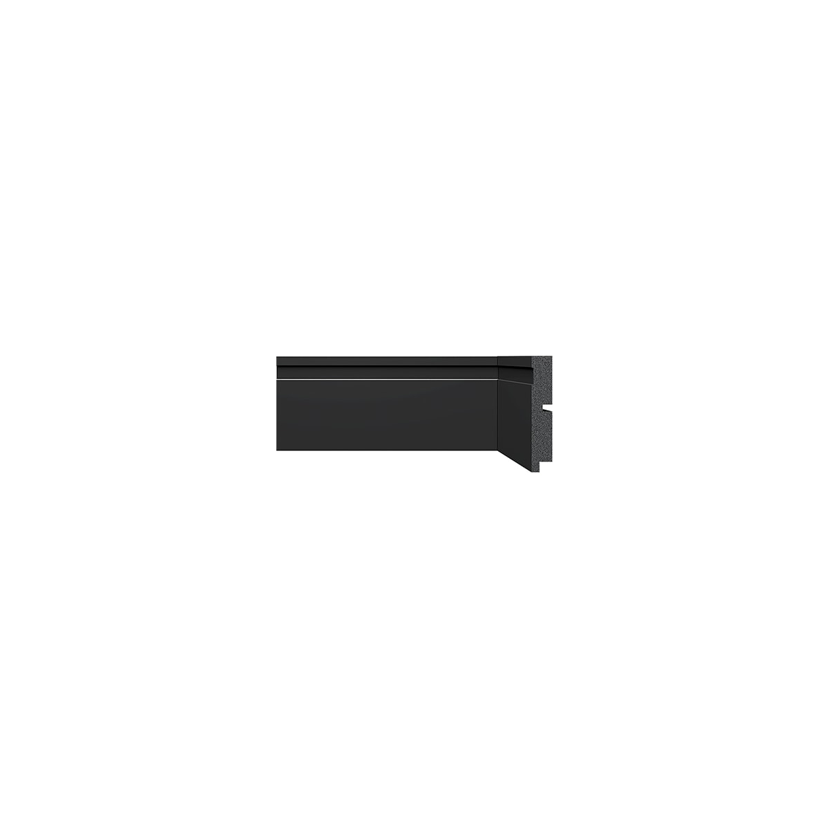 Rodape Black Santa Luzia 3457 100x16mm 2,40mts