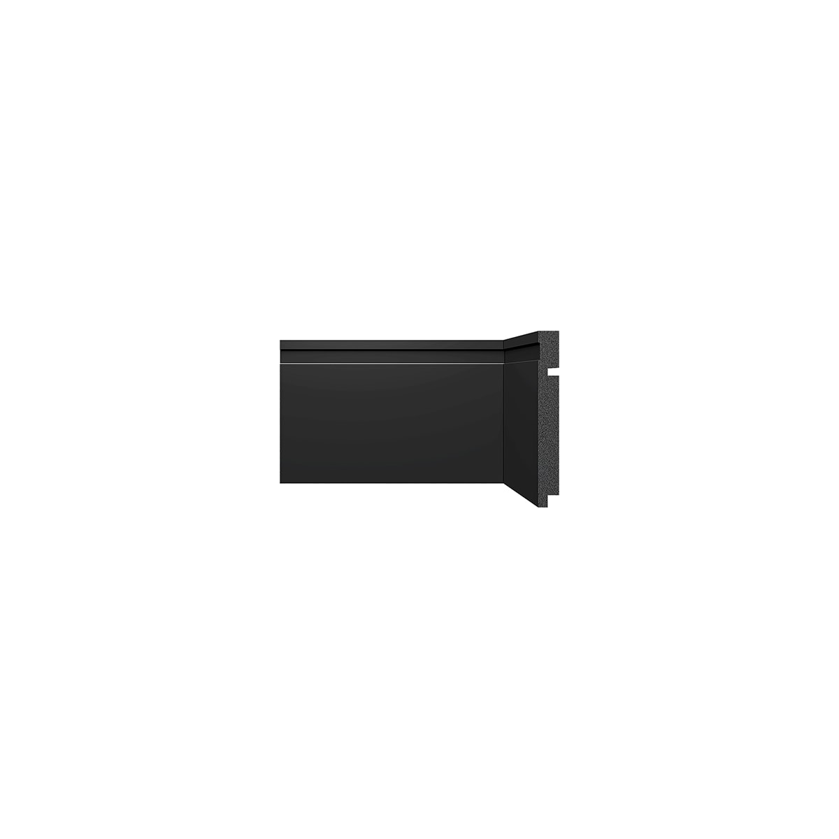 Rodape Black Santa Luzia 3480 150x16mm 2,40mts