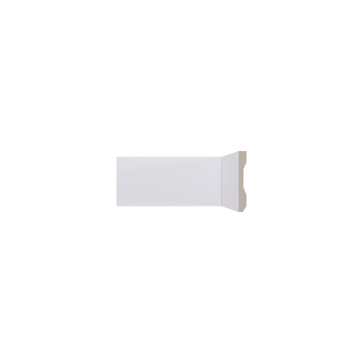 Rodape Branco Lev101 Santa Luzia 100x13mm Cx2,40 Mt 21661