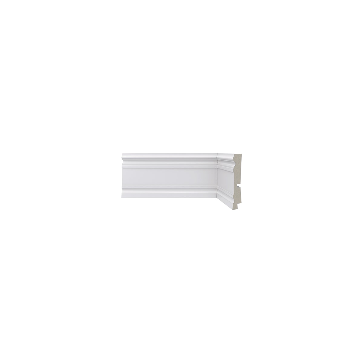 Rodape Branco Santa Luzia 444 9,6x20mm 2,40mts.