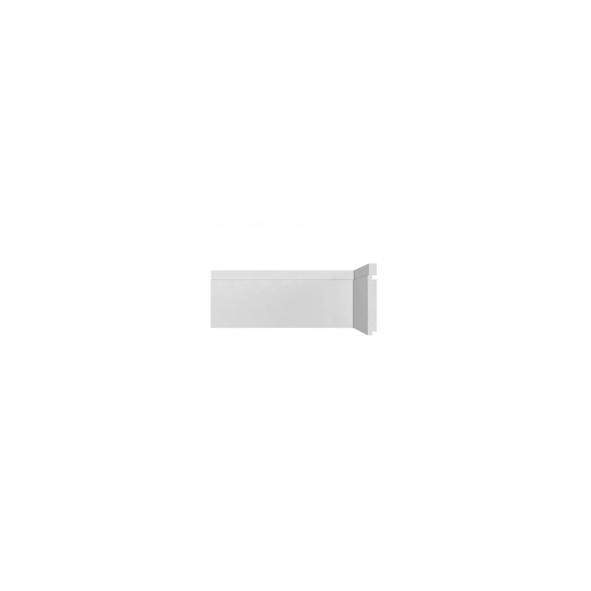 Rodape Branco Santa Luzia 502 150x16mm 2,40mts.