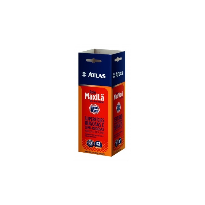 Rolo De Pintura Maxila La Nat Atlas 23cm At328/25