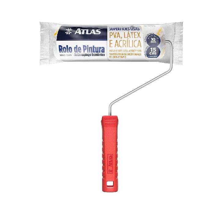 Rolo P/Pintura Atlas Antiresp La Sint 15cm At773/15