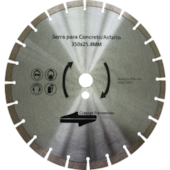 Serra Para Concreto C/Trava Concept 350x25 4mm Sd002