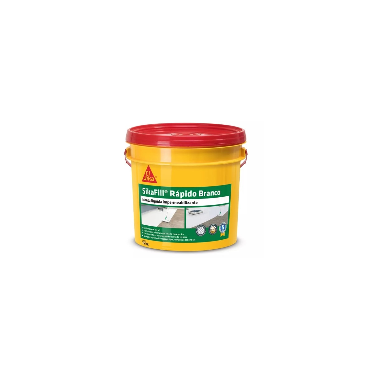 Sikafill Rapido Branco Sika 15kg 454417