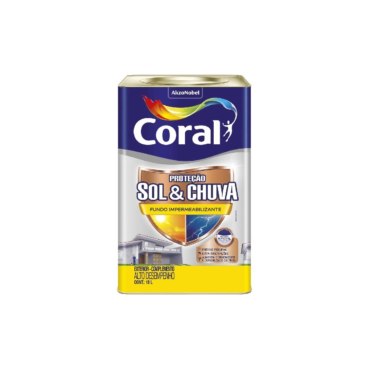 Sol E Chuva Fund Imper Coral 18l 5280726