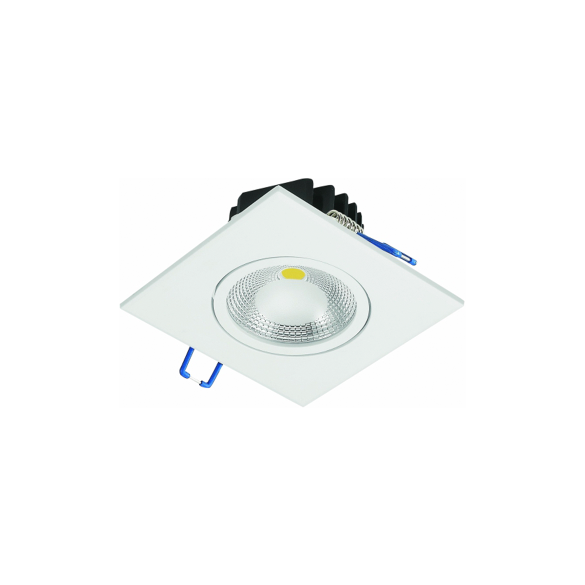 Spot Emb.Quad.Led Cob Reluz 5w Biv.3000k 10801