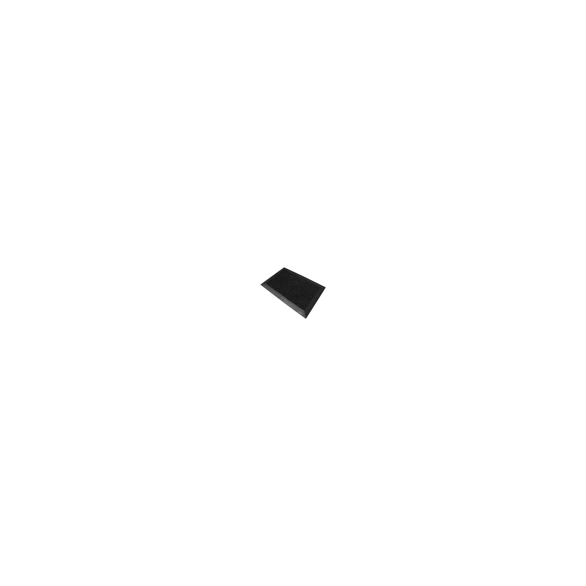 Tapete Sanitizante C/Borda Kapazi 38x58cm Preto Tks0103 Fl